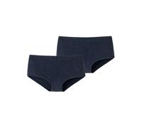 SCHIESSER Calzoncillo deportivo azul oscuro, Talla L