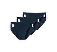 Schiesser Calzoncillos de algodón orgánico elástico para Hombre Cierre, Azul Oscuro, XXL