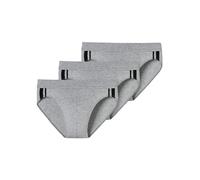 Schiesser Calzoncillos elásticos de algodón orgánico, Ropa Interior para Hombre Cierre, Gris, M