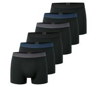 Schiesser Calzoncillos Hombre,6er Paquete - " 95 / 5 ",Boxer,Cotton Stretch,Logo