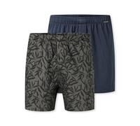 SCHIESSER Boxershorts Paquete de 2 surtido 12 azul | S