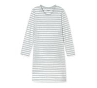 SCHIESSER Camiseta de noche ' Casual Essentials ' gris moteado / blanco L gris moteado / blanco