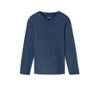 SCHIESSER Camiseta de pijama de manga larga MIX + RELAX royal azul | 58