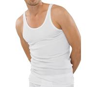 Schiesser - Camiseta Interior de sin Mangas para Hombre, Color Blanco 100, Talla 44