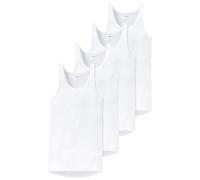 Schiesser Camiseta Interior Hombre 4er Paquete - Sport-Jacke, Original Acanalado