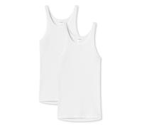 Schiesser Camiseta Interior - Original Acanalado Doble,Sport-Jacke,O Brazo,2 4