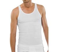 Schiesser - Camiseta Interior sin Mangas para Hombre, Pack de 2, Talla 48, Color Blanco