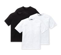 SCHIESSER Camiseta negro / blanco XXXL negro / blanco