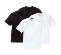 SCHIESSER Camiseta negro / blanco XXXL negro / blanco
