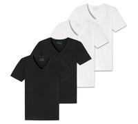 SCHIESSER Camiseta Para Hombre Pack De 4 - Serie "95/5", Con Escote En V, S-4XL