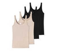 SCHIESSER Camiseta térmica 'Essentials' beige / negro 4XL beige / negro