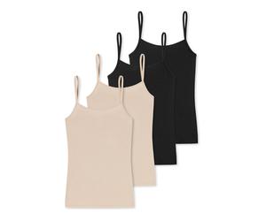SCHIESSER Camiseta térmica 'Essentials' beige / negro 4XL beige / negro