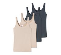 SCHIESSER Camiseta térmica 'Essentials' beige / negro / blanco M EUR