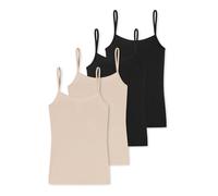 SCHIESSER Camiseta térmica 'Essentials' beige / negro XXXL beige / negro