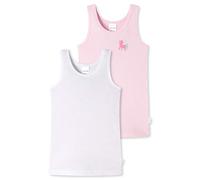 Schiesser Camisetas Interiores para Niña 2 Paquete Ropa Interior Niñas (Pack de 2)