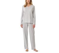 Schiesser Casual Essentials Juego de Pijama, Silbergrau-Mel_181756, 42 para Mujer