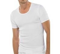 Schiesser Chaqueta 1/2 Camiseta, Blanco 100, L para Hombre