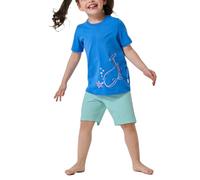 Schiesser Conjunto de Pijama Corto para niña del Mundo, para Acuario_182562, 98, Aquarium_182562, 98 cm