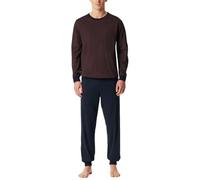 Schiesser Conjunto de Pijama Largo con puños para Hombre, Color marrón Rojizo_181156, 54, Marrón Rojizo_181156, 54