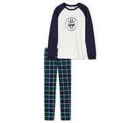 Schiesser Conjunto de Pijama Largo de algodón orgánico, Multicolor 9., 140 cm