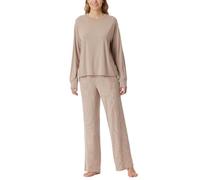 Schiesser Conjunto de Pijama Largo Modal - Selected Premium Juego, Natural_181891, 46 para Mujer