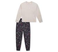 Schiesser Conjunto de Pijama Largo para niña, 100% algodón orgánico orgánico, Tallas 140 hasta 176, Beige-Mel._183198, 164