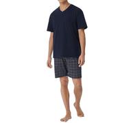 Schiesser Corto Juego de Pijama, Azul_159636, 50 para Hombre