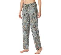 Schiesser Damen Schlafhose Lang Baumwolle-Mix + Relax Parte Inferior de Pijama, Mineral_182102, 38 Mujeres
