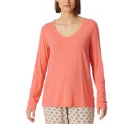 Schiesser Damen Schlafshirt Langarm Modal-Mix + Relax Camiseta de Pijama, Melocotón_182101, 46 Mujeres