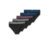 Schiesser Herren 5 Pack Slips Bio Baumwolle-95/5 Organic Ropa Interior, Ordenar 11_183216, 46 Hombres
