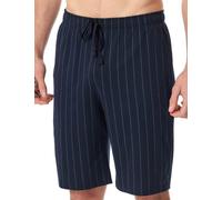 Schiesser Herren Lange Schlafhose Bio-Baumwolle-Mix + Relax Parte Inferior de Pijama, Azul Nocturno_182186, 50 Hombres