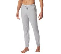 Schiesser Herren Lange Schlafhose mit Bündchen Bio-Baumwolle-Mix + Relax Parte Inferior de Pijama, Gris-Mel_182183, 54 Hombres