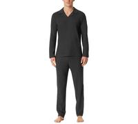 Schiesser Herren Schlafanzug Lang Mit Kragen Polokragen - Interlock - Selected Premium Warming Juego de Pijama Hombre
