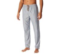 Schiesser Herren Schlafhose Lang Web-Mix + Relax-Organic Cotton Parte Inferior de Pijama, Azul_182192, 50 Hombres