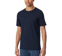 Schiesser Herren Schlafshirt Kurzarm Rundhals Bio-Baumwolle-Mix + Relax Camiseta de Pijama, Azul Nocturno_182179, 50 Hombres