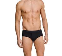 Schiesser Herren Slip 005128-000 - Calzoncillo hombre (1 unidad), Color negro, 6 (L)