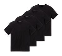 Schiesser Hombre American Camiseta 4er Paquete - 1/2 Brazo, Interior, Redondo