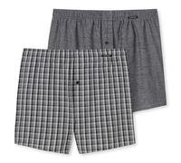 Schiesser Hombre Boxers Shorts - Tejido, 2er Paquete - Calzoncillos, Algodón