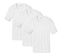 Schiesser Hombre Camiseta Interior 3-Pack-1/2 Brazo, Algodón Essentials,