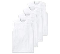 Schiesser Hombre Camiseta Interior,4er Paquete - "Essentials " Camiseta Cuello