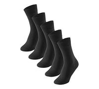 Schiesser Hombre Multipack 5 Pack Herrensocken Strümpfe Calcetines Not Applicable, Negro, 39/42
