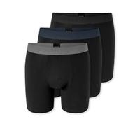 Schiesser Hombre Pack de 3 Bóxers Largos - Pierna Larga - Ajustado - Algodón - 95/5 Multipacks