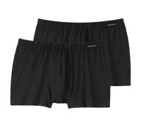 Schiesser Hombre Shorts 2er Paquete Pant, Doble Calzoncillos M-XXL - Negro