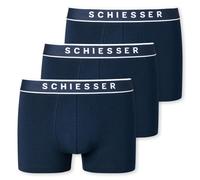 Schiesser Hombre Shorts 3er Paquete - Serie " 95 / 5 ", Logotipo Federal, S-XXL