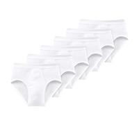 Schiesser Hombre Slip 6er Paquete - Acanalado, Deportivo, Algodón Essentials, We