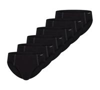 Schiesser Hombre Supe rmini 6 unidades, 6 Slips ventaja en pack, S, M, L, XL, XXL - Negro o Blanco Negro (0) 48 ES (XX-Large)