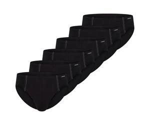 Schiesser Hombre Supe rmini 6 unidades, 6 Slips ventaja en pack, S, M, L, XL, XXL - Negro o Blanco Negro (0) 48 ES (XX-Large)