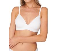 Schiesser Invisible Soft BH Ohne Bügel, Sujetador Moldeado Mujer, Weiß, 85B