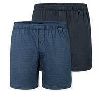 SCHIESSER Calzoncillo boxer 'Basic' azul oscuro / negro 4XL EUR