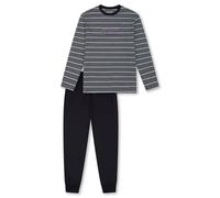 Schiesser Jungen Schlafanzug Set Lang-100% Organic Bio Baumwolle-Größe 140 bis 176 Juego de Pijama, Navy_183147, 152 para Niños